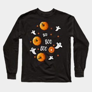 Boo cute Halloween Long Sleeve T-Shirt